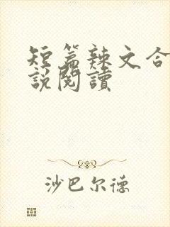 短篇辣文合集小说阅读