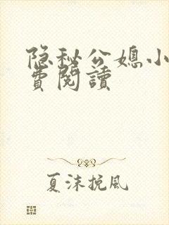 隐秘公媳小说免费阅读