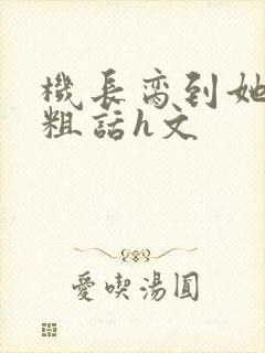 机长脔到她哭h粗话h文