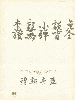 李毅小说免费阅读无弹窗全文封面
