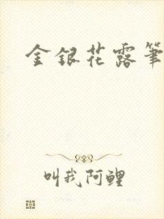 金银花露笔趣阁封面