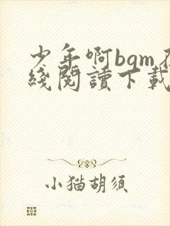 少年啊bgm在线阅读下载免费