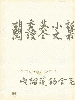 胡秀英小说免费阅读全文最新章节封面