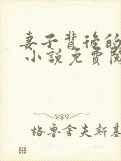 妻子背后的秘密 小说免费阅读