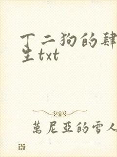 丁二狗的肆意人生txt封面
