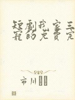 短剧我家三爷超宠的免费完整版封面