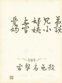 爱上好兄弟的妈妈雪姨小说