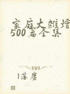 家庭大杂烩小说500篇全集