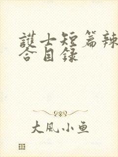 护士短篇辣文集合目录封面