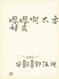 嗯嗯啊不要好大好爽封面