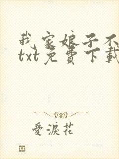 我家娘子不对劲txt免费下载