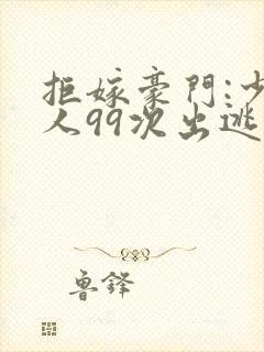 拒嫁豪门:少夫人99次出逃txt