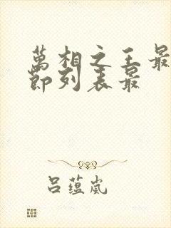 万相之王最新章节列表最