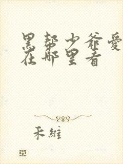 黑帮少爷爱上我在哪里看
