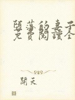 堕落的妻子小说免费阅读全文