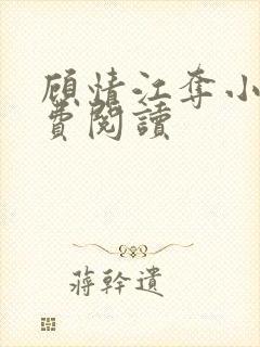 顾情江夺小说免费阅读封面