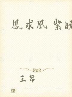凤求凰 紫晓