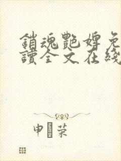 销魂艳婢免费阅读全文在线