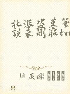 北派盗墓笔记小说未删版txt封面