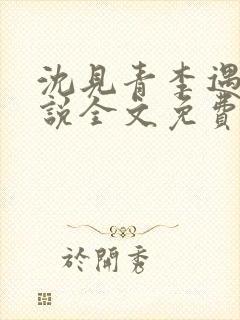 沈见青李遇泽小说全文免费阅读