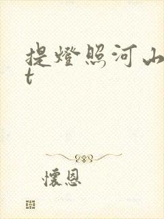 提灯照河山txt
