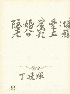隐婚蜜爱:偏执老公宠上瘾小说无弹窗封面