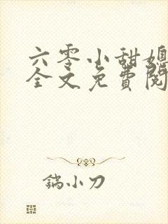 六零小甜媳小说全文免费阅读