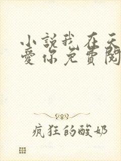 小说我在天堂说爱你免费阅读