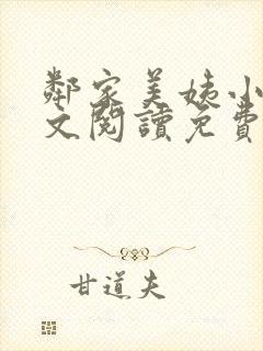 邻家美姨小说全文阅读免费封面