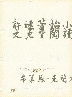 许远萧怡小说全文免费阅读无弹窗封面