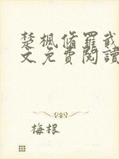 楚枫修罗武神全文免费阅读封面