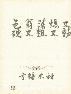 色翁荡熄又大又硬又粗又动态图