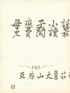 母恋子小说全文免费阅读最新章节