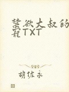 禁欲大叔的心尖宠TXT封面