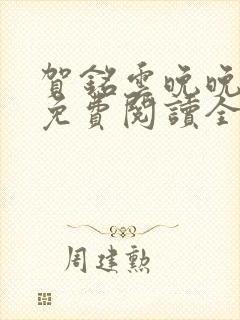 贺铭云晚晚小说免费阅读全文最新章节封面