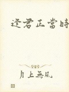 逢君正当时