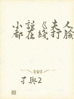 小说《夫人每天都在线打脸》封面
