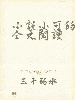小说小可的奶水全文阅读
