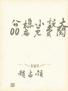 公媳小说大全100篇免费阅读全文无弹窗