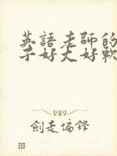 英语老师的小兔子好大好软水