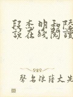 段杰明和陆瑶小说在线阅读