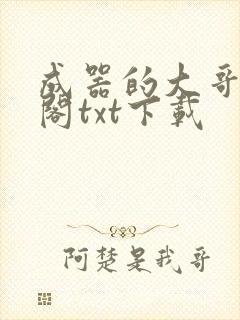 成器的大哥笔趣阁txt下载