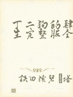 丁二狗的肆意人生完整版全集小说