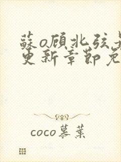 苏o顾北弦最新更新章节免费阅读