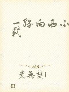 一路向西小说下载