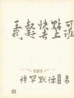 王叔快点可以吗我赶去上班封面