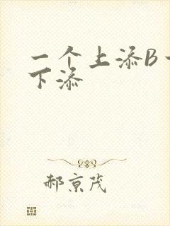 一个上添B一个下添