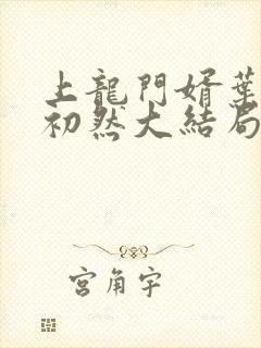 上龙门婿叶辰萧初然大结局