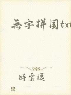 无字拼图txt封面