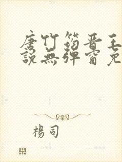 唐竹筠晋王的小说无弹窗免费阅读